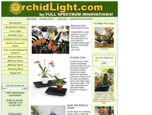 Tablet Screenshot of orchidlight.com